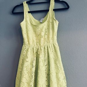 Short summer lace dress.